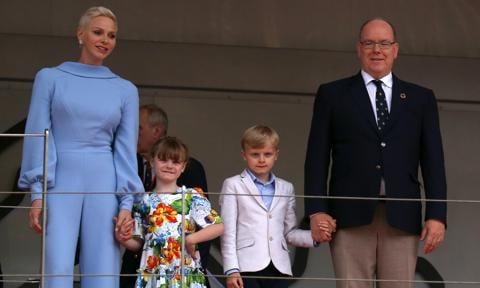 Princess Charlene shares adorable photo of twins dressed in costumes