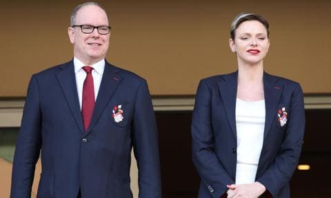 Prince Albert celebrates his birthday with Princess Charlene, their twins and a massive cake!
